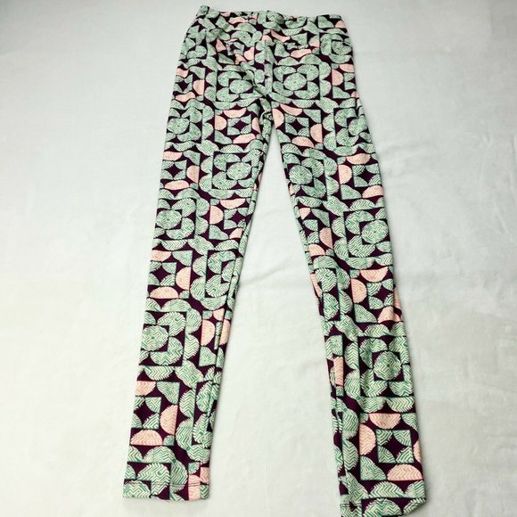 NWOT LulaRoe One Size Leggings Womens Size 0-12 OS Stretch Pants Multicolor - Picture 1 of 7
